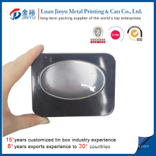 Custom Printed Metal Tin with Clear PVC Window